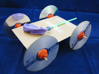 Make a Balloon Powered Car | Science Project | Balloon cars, Balloon powered car, Science projects