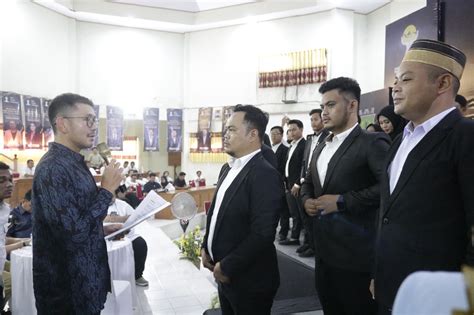 Bupati Pinrang Hadiri Pelantikan Pengurus BPC HIPMI Periode 2023 2026