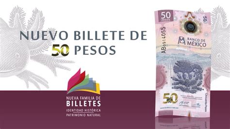 Banxico pone en circulación nuevo Billete de 50 pesos