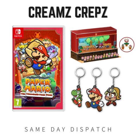 Paper Mario The Thousand Year Door Buildable Battle Stage Keyrings