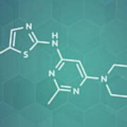 Dasatinib Cancer Drug Molecule Photograph By Molekuul Science Photo