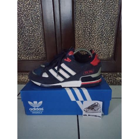 Jual adidas zx750 navy suede second original | Shopee Indonesia