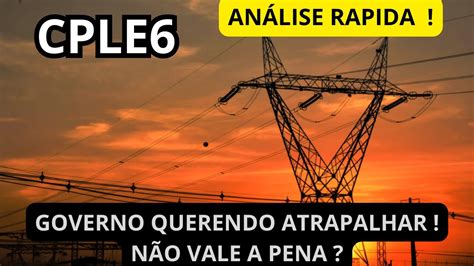 CPLE6 ANALISE RAPIDA DE COPEL PRIVATIZAÇÃO EM RISCO PODE SUBIR