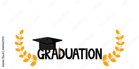 Graduation Banner Illustration Graduates Background Vector