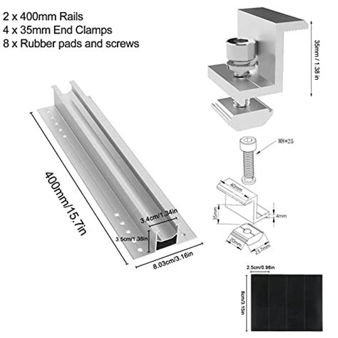 Snapklik Copgge Solar Panel Bracket Aluminium Profile Mounting