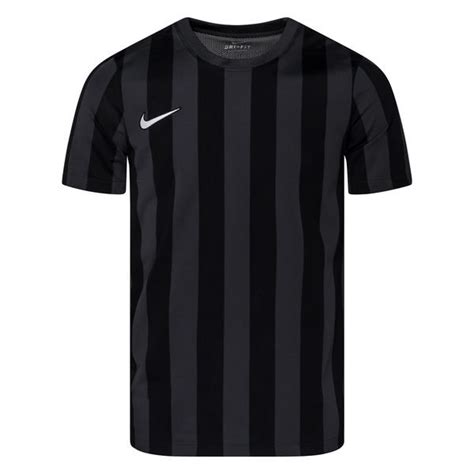 Nike Trikot DF Striped Division IV Grau Schwarz Weiß