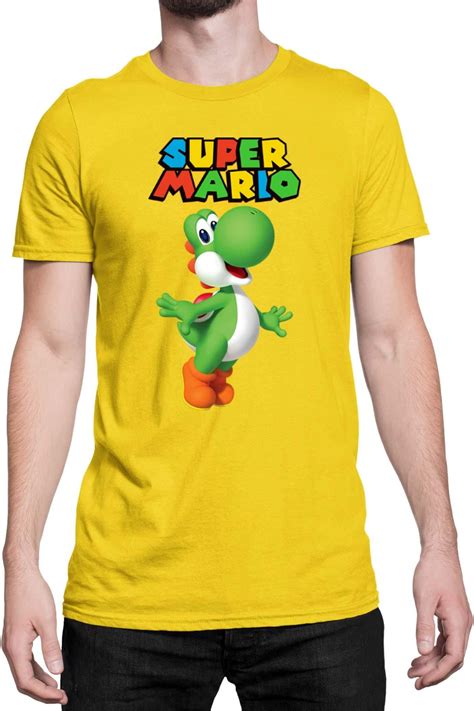 Yoshi Jumping M Ska Koszulka Super Mario Bros Luigi Bowser Man M