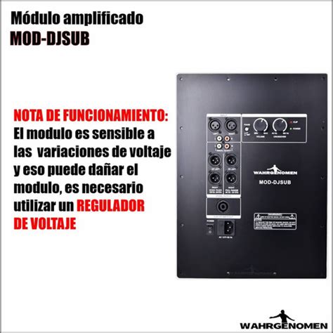 Modulo Amplificador Graves Subwoofer Amplifica Graves W Web Electro