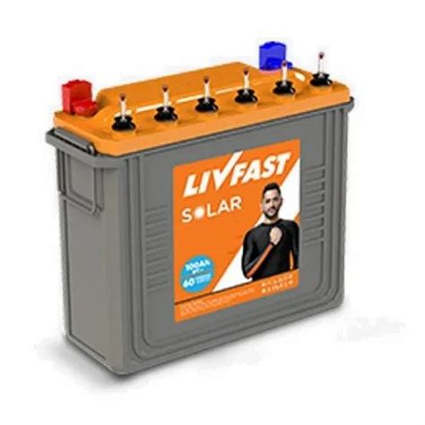 V Livfast Lfs H Solar Tall Tubular Battery Ah At Rs In