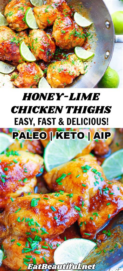 Spicy Honey Lime Chicken Thighs Keto Paleo Aip Gaps Recipe Aip