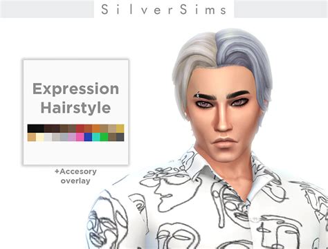 Sims 4 Split Dye Hair Cc Male Female Fandomspot