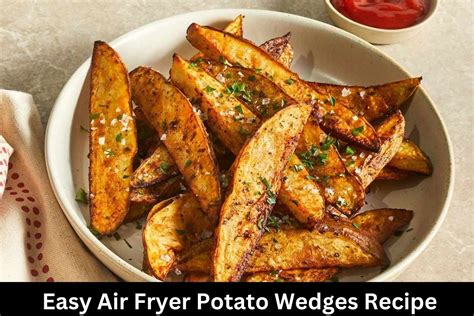 Easy Air Fryer Potato Wedges Recipe Angies Pizza