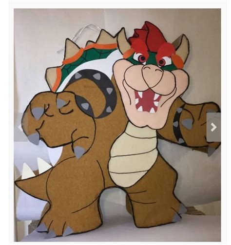 Bowser Pinata Mario Bros Party Bowser Party Bowser Birthday Etsy