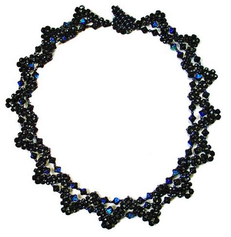 Free Pattern For Necklace Ebony Beads Magic Necklace Patterns Beaded Necklace Patterns