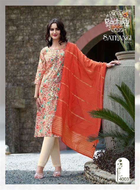 Radhika Lifestyle Satrangi Vol Readymade Cotton Suits Daler In Surat