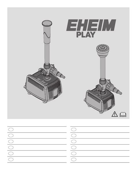 Eheim Play 1500 Handleiding Nederlands 100 Pagina S