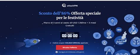 Atlas Vpn Sconto Dell Per Le Festivit