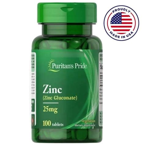 Compre Zinc Gluconate Mg Tablets Puritan S Pride Aqui Na