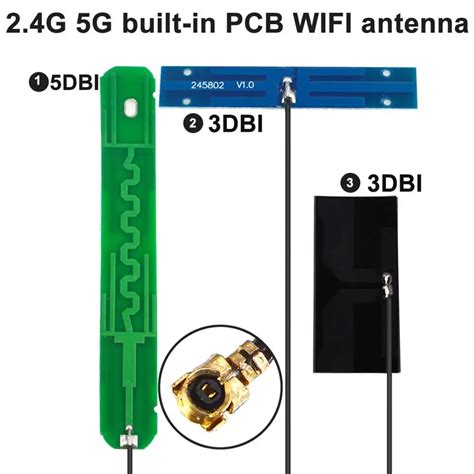 Pcs G G Dbi Built In Pcb Antenna Dual Band Wifi Module Antenna