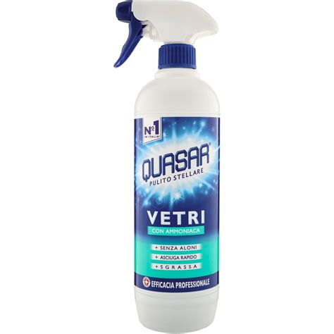 Detergente Vetri Con Ammoniaca QUASAR 650 ML Coop Shop