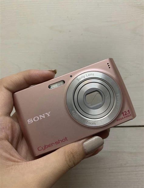 Digicam Sony Cybershot Dsc W Pink Fotografi Di Carousell