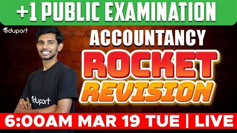 Plus One Accountancy Public Exam Rocket Revision Eduport Commerce