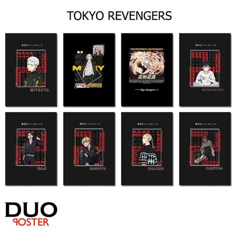 Jual Poster Anime Tokyo Revengers Poster Dinding Tokyo Revengers Paket