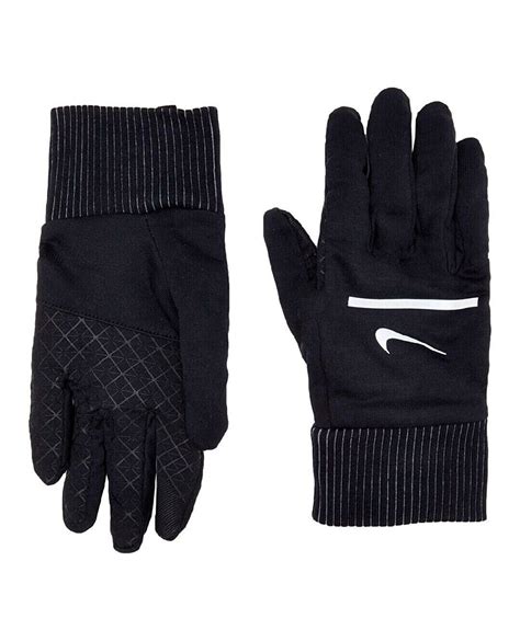 Nike Dri Fit Mens Sphere Running 20 Gloves Blacksilver Large Ebay