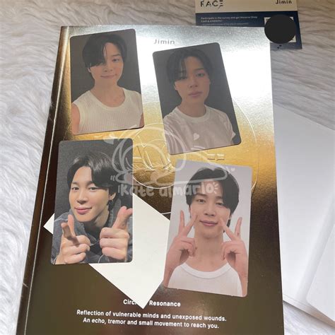 Bts Jimin Face Album Unsealed But Complete Inclusions On Carousell