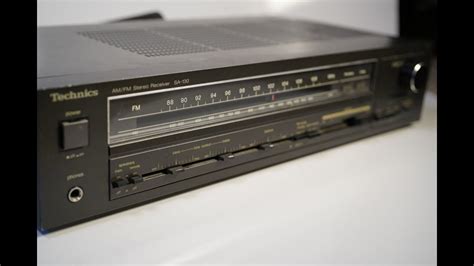 1986 Technics SA 130 AM FM Stereo Receiver YouTube