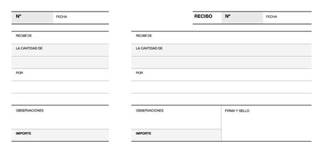 Recibo Con Talonario Para Imprimir En Pdf Images And Photos Finder