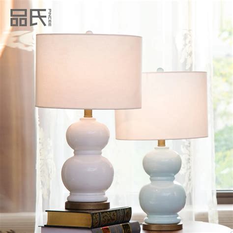 Remote Control Table Lamps Ceramic Table Lamps for Bedroom Bedside Lamp ...