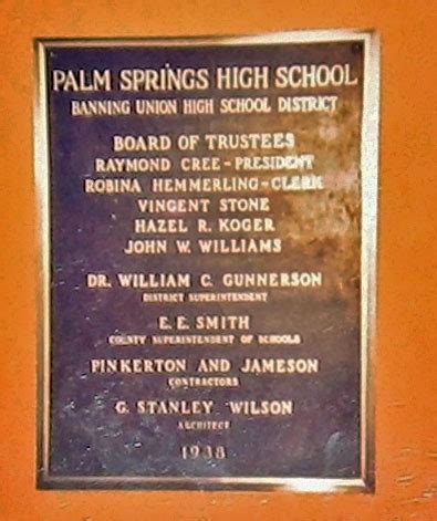 Palm Springs High School - Palm Springs CA - Living New Deal