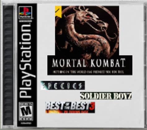 Mortal Kombat Feat Species Best Of The Best 3 And Soldier Boyz Ps1