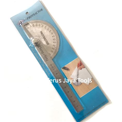 Jual Penggaris Busur Derajat Kombinasi Pengaris Stainless Protractor