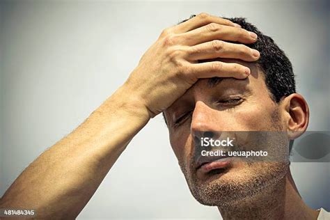 man suffering stock photo  image  abstract adult