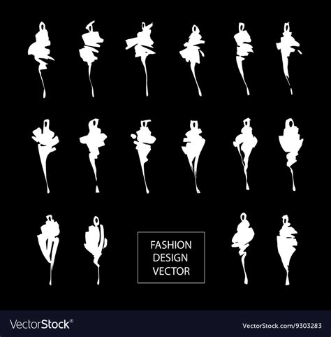 Fashion Symbols Royalty Free Vector Image Vectorstock