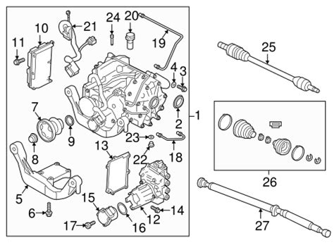 Axle Differential For Land Rover Discovery Sport Oem Parts Online