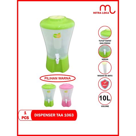 Jual Mitra Loka Dispenser Air Minum Taa Golden Sunkist Plastik