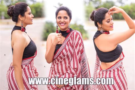 Anasuya Bharadwaj New Saree Photoshoot