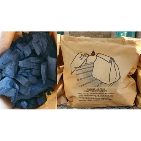 Organic Box Charcoal Instant Lighting Bag 1 2kg