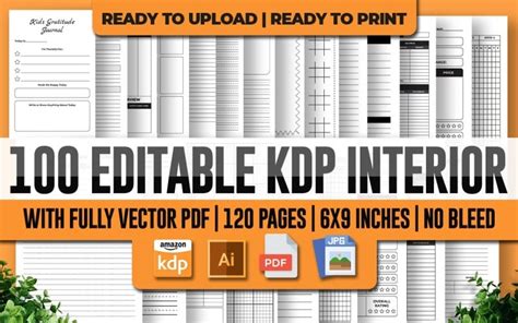 Mega Editable Kdp Interior Bundle Planner Templatemonster