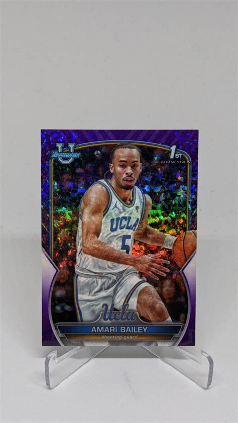 Bowman University Chrome Basketball Amari Bailey Ucla