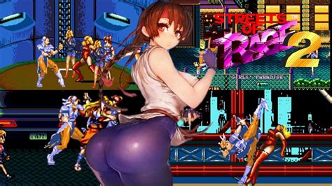 Streets of Rage 2 Girls Paradise Hack Mega Drive ストリート オブ レイジ 2