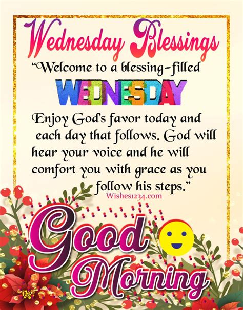 Best Wednesday Blessings Images And Quotes Wednesday Morning