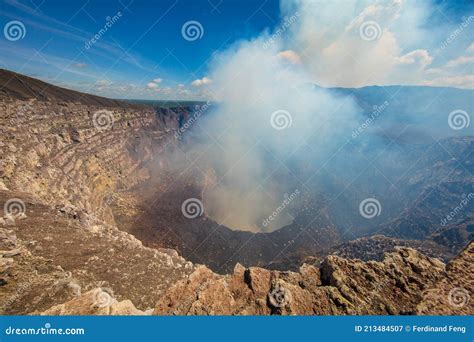 Masaya Volcano View At Night Royalty-Free Stock Photo | CartoonDealer ...