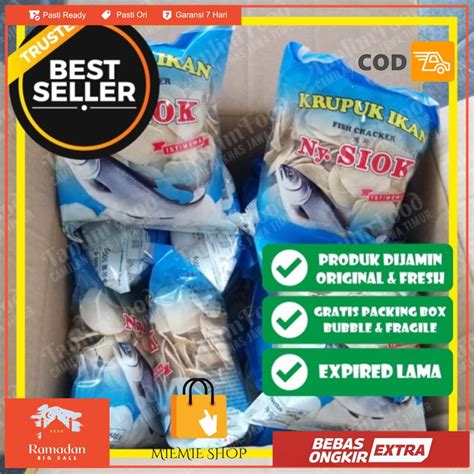 Jual Ny Siok Krupuk Kerupuk Ikan Fish Cracker 500gr Shopee Indonesia