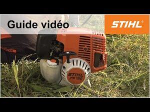 Démarrer une débroussailleuse FS 130 Coupe bordures STIHL STIHL MASTER