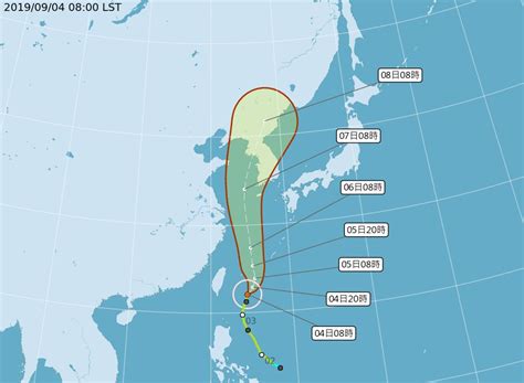 颱風玲玲增強為中颱 8縣市注意大雨 生活 重點新聞 中央社 Cna