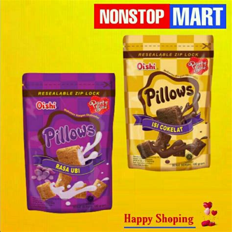 Jual PILLOWS Oishi Ubi Coklat 100gr Shopee Indonesia